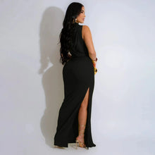 Load image into Gallery viewer, Megan Ruched Maxi Dress FancySticated
