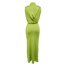 Load image into Gallery viewer, Megan Ruched Maxi Dress FancySticated

