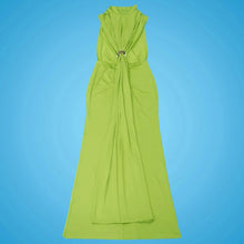 Load image into Gallery viewer, Megan Ruched Maxi Dress FancySticated
