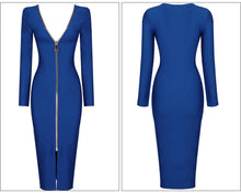 Load image into Gallery viewer, Melissa Bandage Midi Dress FancySticated
