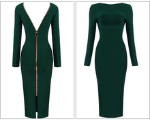 Load image into Gallery viewer, Melissa Bandage Midi Dress FancySticated
