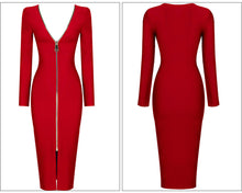 Load image into Gallery viewer, Melissa Bandage Midi Dress FancySticated
