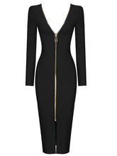 Load image into Gallery viewer, Melissa Bandage Midi Dress FancySticated
