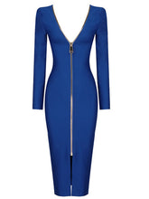 Load image into Gallery viewer, Melissa Bandage Midi Dress FancySticated
