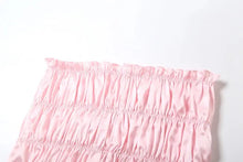 Load image into Gallery viewer, Metallic Ruched Skirt Set FancySticated
