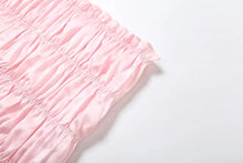 Load image into Gallery viewer, Metallic Ruched Skirt Set FancySticated
