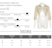 Load image into Gallery viewer, Midriff Crop Top Jacket FancySticated
