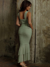 Load image into Gallery viewer, Monika Ruched Maxi Dress FancySticated
