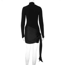 Load image into Gallery viewer, Moore Turtleneck Ruched Dress FancySticated
