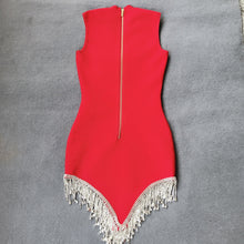 Load image into Gallery viewer, My Heart Tassel Bandage Dress FancySticated
