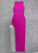 Load image into Gallery viewer, Naila Tassel Bandage Dress FancySticated

