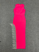 Load image into Gallery viewer, Naila Tassel Bandage Dress FancySticated
