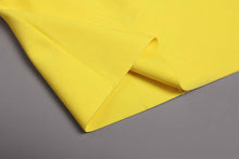 Load image into Gallery viewer, Nancy Mini Bandage Dress- Yellow FancySticated
