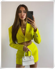 Load image into Gallery viewer, Nicki Blazer Mini Dress FancySticated
