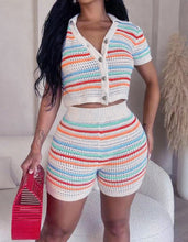 Load image into Gallery viewer, Nikki Knit Short Set FancySticated
