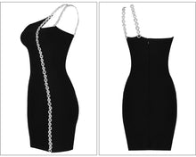 Load image into Gallery viewer, One Shoulder Bandage Dress FancySticated
