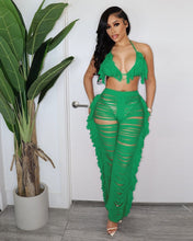 Load image into Gallery viewer, Paradise Found Tassel Pant Set FancySticated
