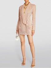 Load image into Gallery viewer, Pearl Beaded Blazer FancySticated
