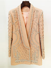 Load image into Gallery viewer, Pearl Beaded Blazer FancySticated
