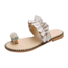 Load image into Gallery viewer, Pearl Bohemian Flat Sandals FancySticated
