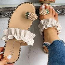 Load image into Gallery viewer, Pearl Bohemian Flat Sandals FancySticated
