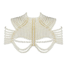 Load image into Gallery viewer, Pearl Bustier Beaded Crop Top FancySticated
