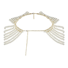 Load image into Gallery viewer, Pearl Bustier Beaded Crop Top FancySticated
