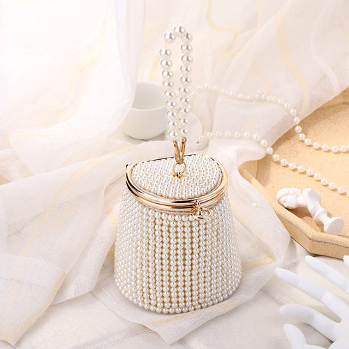 Pearls Clutch Handbag FancySticated