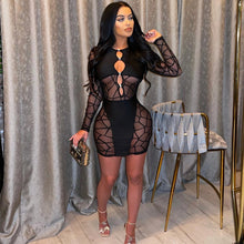 Load image into Gallery viewer, Porsha Bodycon Dress FancySticated
