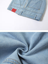 Load image into Gallery viewer, Rachelle Denim Mini Skirt FancySticated
