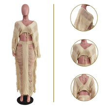 Load image into Gallery viewer, Rachelle Tassel Maxi Skirt Set FancySticated
