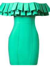 Load image into Gallery viewer, Ruffle Elegant Bandage Dress FancySticated
