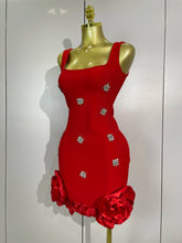 Load image into Gallery viewer, Lori Bandage Ruffle Mini Dress

