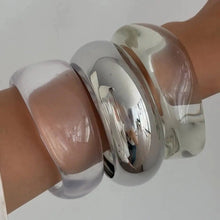 Load image into Gallery viewer, Acrylic Resin Bangle Bracelet
