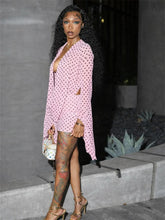 Load image into Gallery viewer, Whitney Polka Dot Mini Dress
