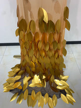 Load image into Gallery viewer, Gold Sequin Mesh Maxi Dress
