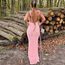 Load image into Gallery viewer, Michaela Ruched Maxi Dress
