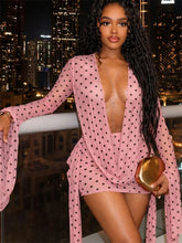 Load image into Gallery viewer, Whitney Polka Dot Mini Dress
