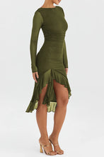 Load image into Gallery viewer, Jody Ruched Midi Dress
