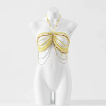 Load image into Gallery viewer, Pearl Beaded Bikini Bra Top
