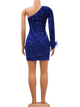 Load image into Gallery viewer, Royal Sequin Dress
