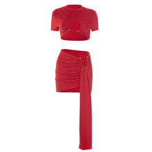 Load image into Gallery viewer, Paityn Ruched Skirt Set
