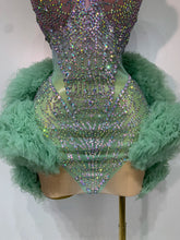 Load image into Gallery viewer, Green Luxe Mesh Dress
