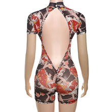 Load image into Gallery viewer, Lorine Mesh Backless Romper
