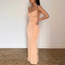 Load image into Gallery viewer, Michaela Ruched Maxi Dress

