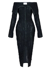 Load image into Gallery viewer, Chic Ruched Midi Dress
