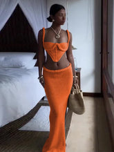 Load image into Gallery viewer, Lizda Knit Skirt Set
