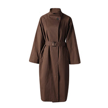 Load image into Gallery viewer, Brown Belted Trench Coat
