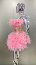 Load image into Gallery viewer, Pink Ruffles 2pcs Mini Dress
