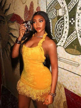 Load image into Gallery viewer, Kia Tassel Mini Dress
